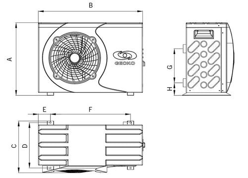 Gecko Hot Tub Heat Pump 7.5Kw